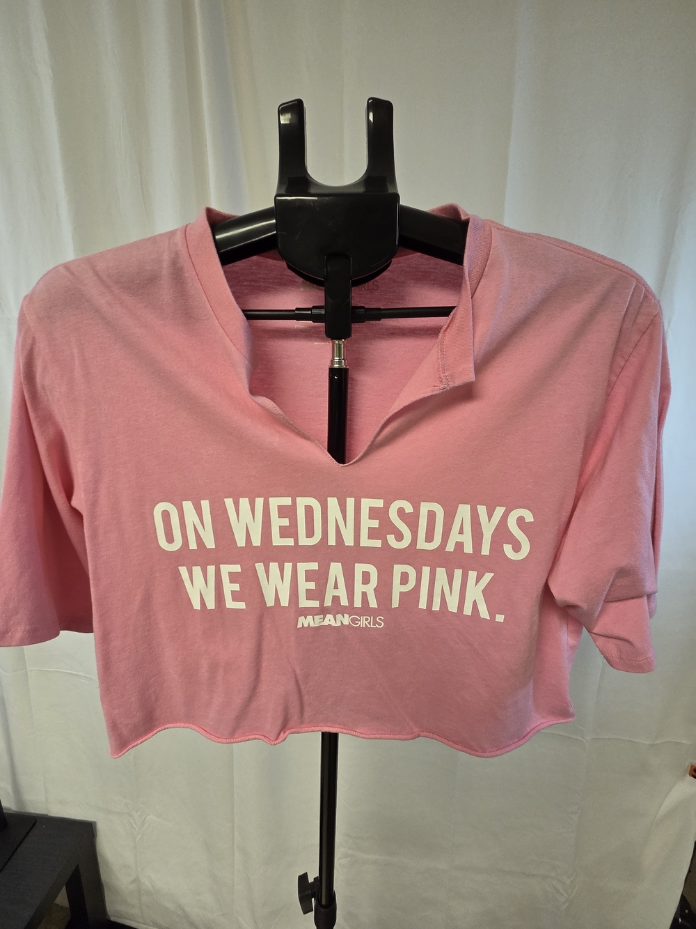 Mean Girls Pink Crop Top – 'On Wednesdays We Wear Pink'